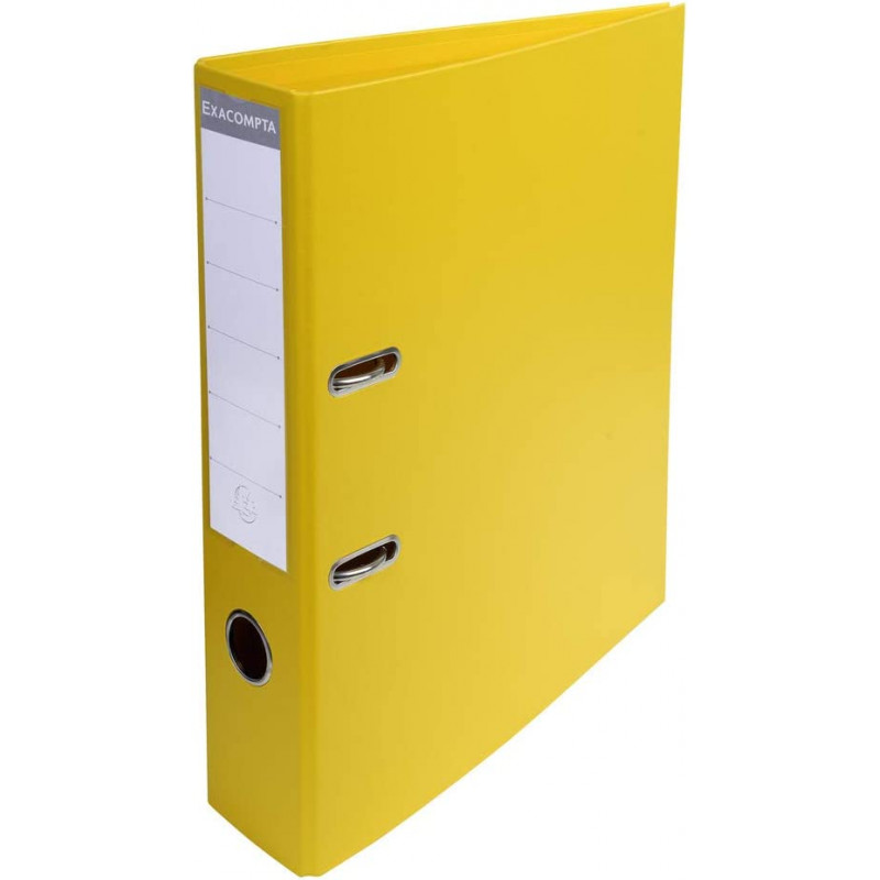 EXACOMPTA - Lever Arch File, 70mm Yellow EXACOMPTA - Lever Arch File, 70mm Yellow