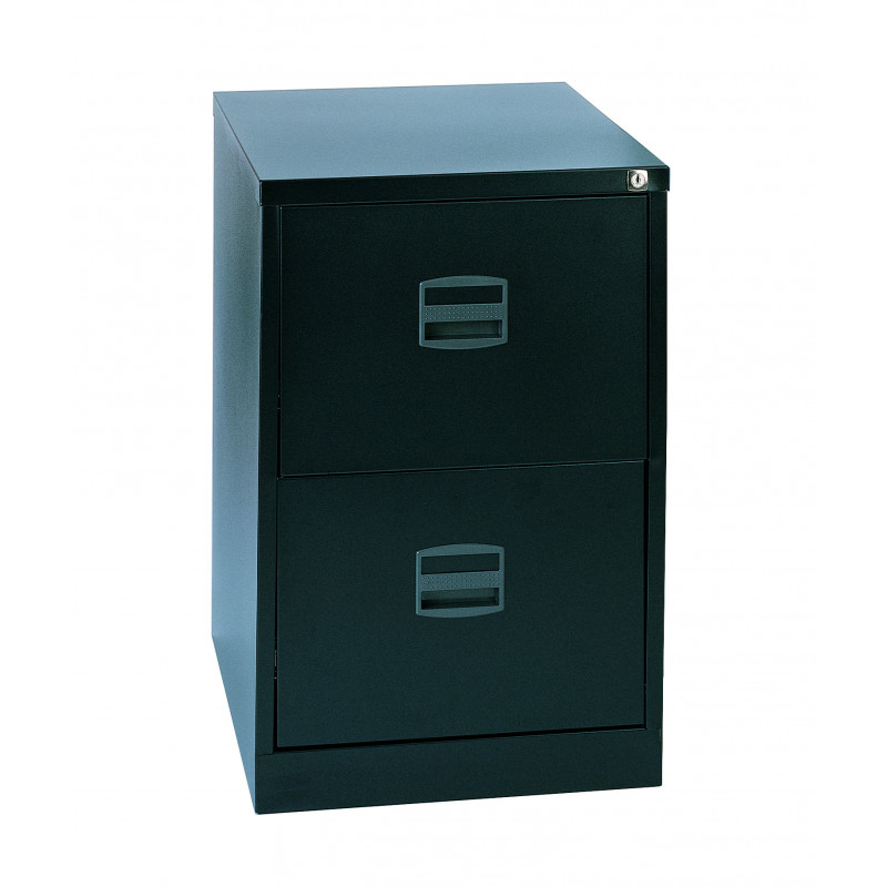 FOOLSCAPE - ECONOMIC 2 DRAWERS CABINET BLACK - BISLEY FOOLSCAPE - ECONOMIC 2 DRAWERS CABINET BLACK - BISLEY