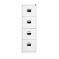ECONOMIC 4 DRAWERS CABINET WHITE - 4 DRAWERS - BISLEY