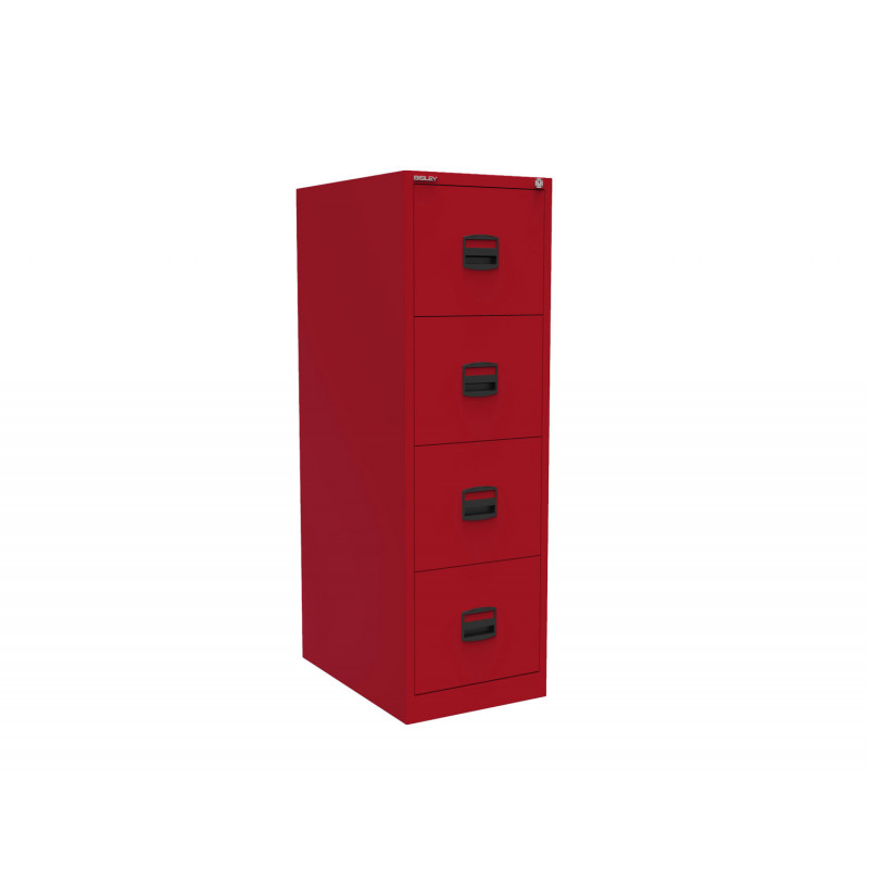 ECONOMIC 4 DRAWERS CABINET RED - 4 DRAWERS - BISLEY