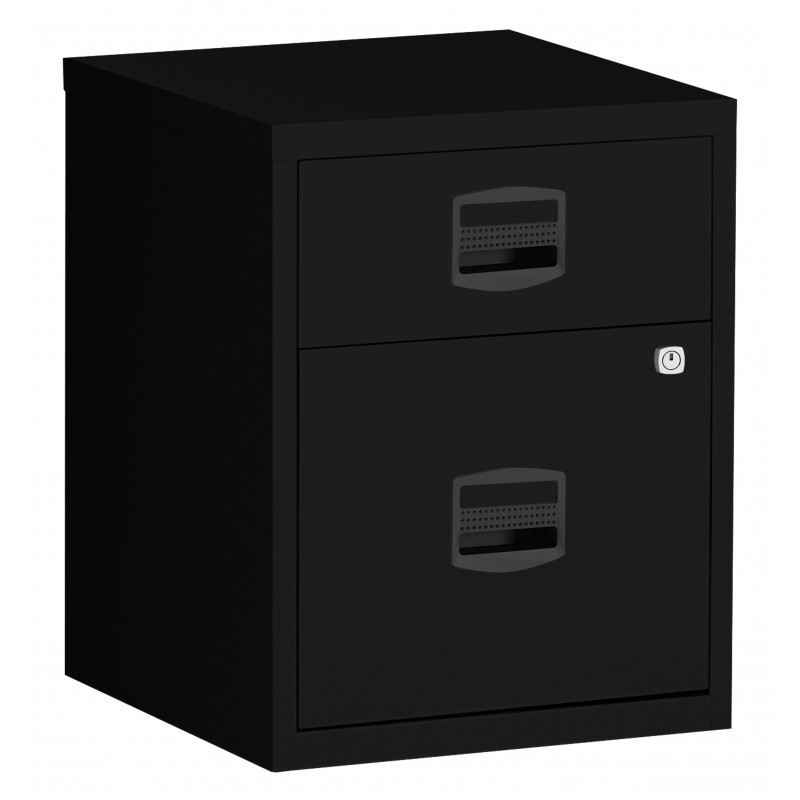 MOBILE HOMEFILER BOX 2 DRAWERS BLACK (Available within 15 days)