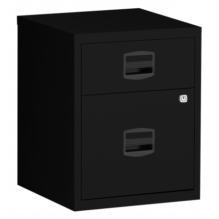 MOBILE HOMEFILER BOX 2 DRAWERS BLACK (Available within 15 days)