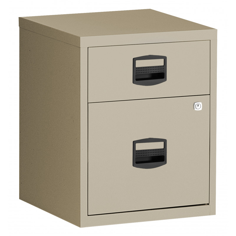 MOBILE HOMEFILER BOX 2 DRAWERS BEIGE (Available within 15 days)