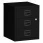 MOBILE HOMEFILER BOX 3 DRAWERS BLACK (Available within 15 days)