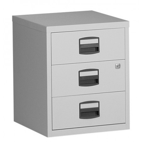 MOBILE HOMEFILER BOX 3 DRAWERS LIGHT GREY (Available within 15 days)