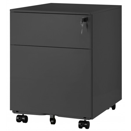 MOBILE PEDESTAL 2 DRAWERS ANTHRACITE (Available within 15 days)