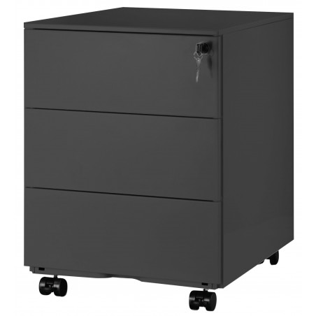 MOBILE PEDESTAL 3 DRAWERS ANTHRACITE (Available within 15 days)