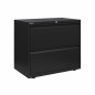 FILING DRAWER CABINET BLACK - 2 DRAWERS - BISLEY (Available within 15 days)