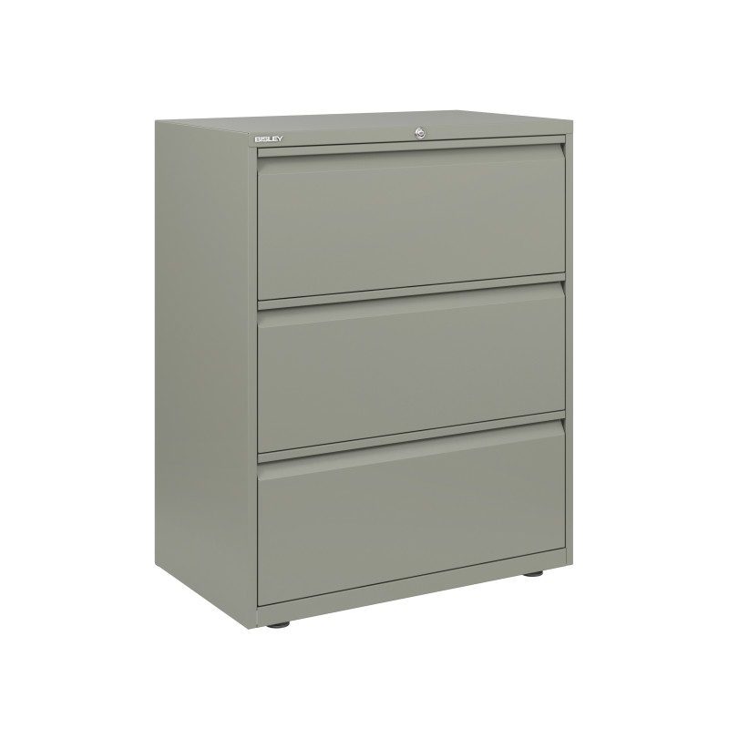 FILING DRAWER CABINET SILVER - 3 DRAWERS - BISLEY (Available within 15 days)