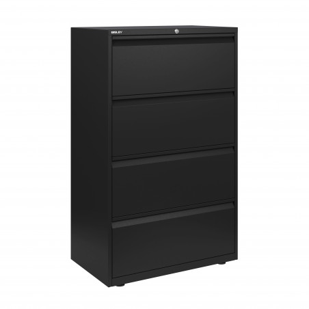 FILING DRAWER CABINET BLACK - 4 DRAWERS - BISLEY (Available within 15 days)