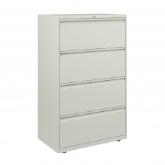 FILING DRAWER CABINET LIGHT GREY - 4 DRAWERS - BISLEY (Available within 15 days)