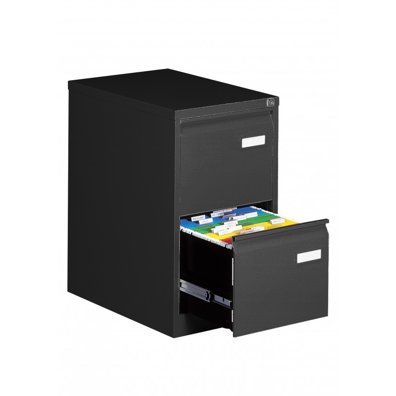 PROFESSIONAL 2 DRAWERS CABINET BLACK - 2 DRAWERS - BISLEY (Available within 15 days)