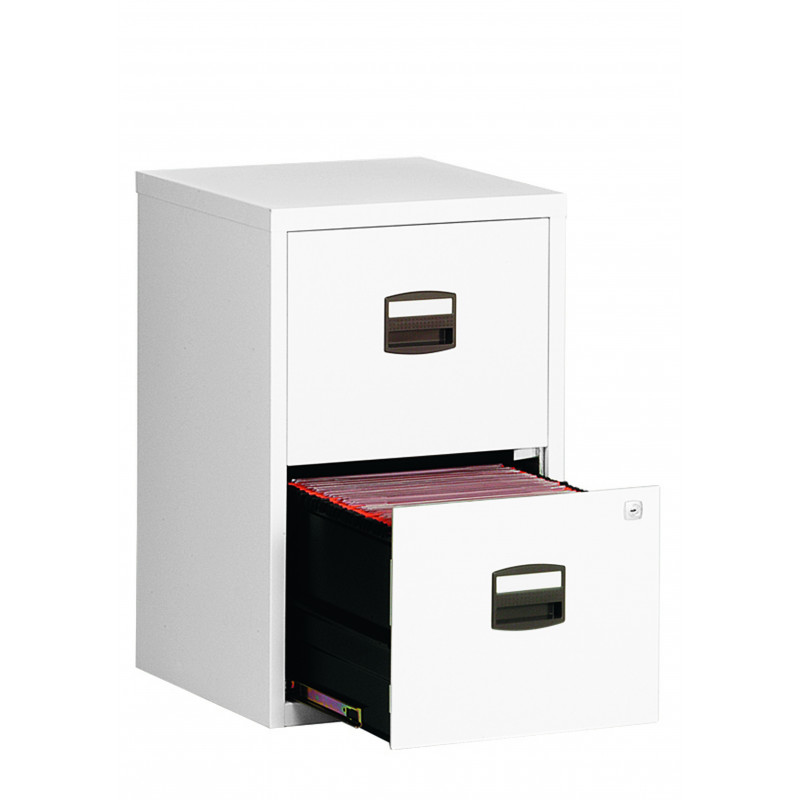 HOMEFILER FILING CABINET - 2 DRAWERS WHITE (Available within 15 days)