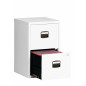HOMEFILER FILING CABINET - 2 DRAWERS WHITE (Available within 15 days)