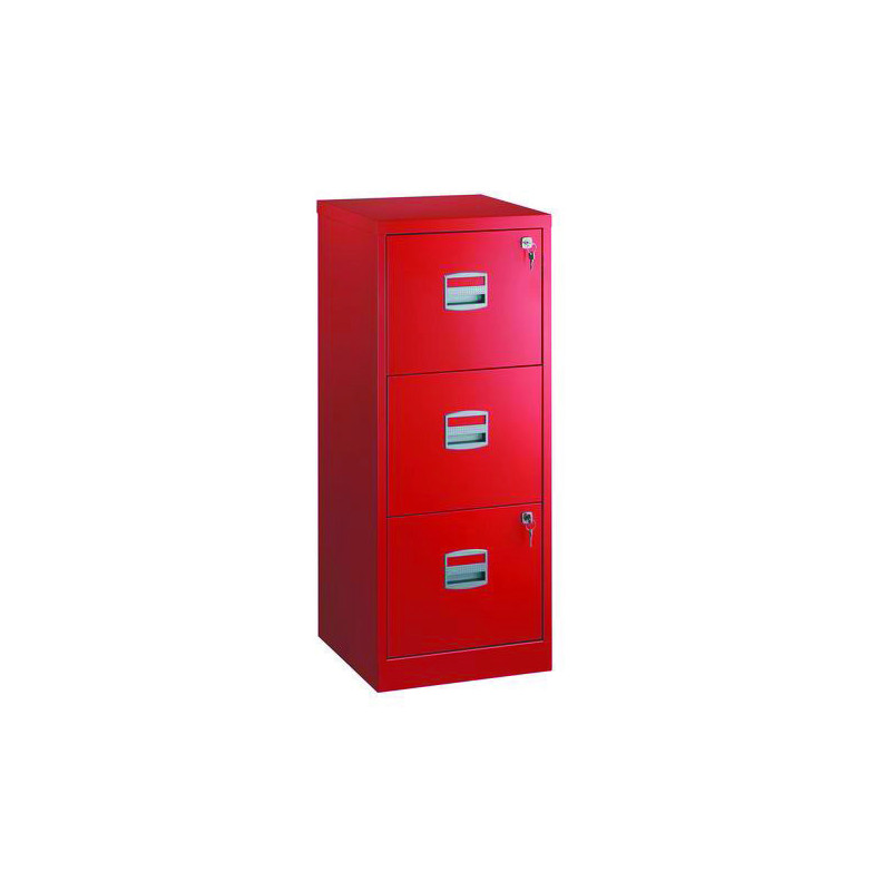 HOMEFILER FILING CABINET - 3 DRAWERS RED (Available within 15 days)