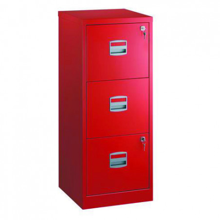 HOMEFILER FILING CABINET - 3 DRAWERS RED (Available within 15 days)