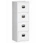 HOMEFILER FILING CABINET - 4 DRAWERS WHITE (Available within 15 days)