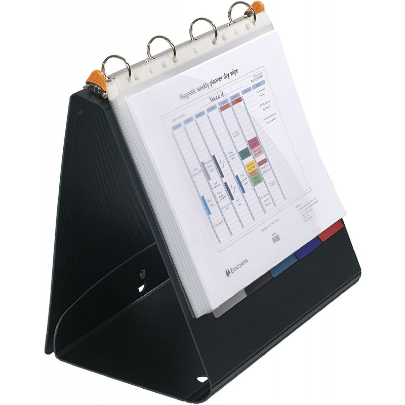Exacompta - Ref 55834E - Exactive - Conference Folder - 25.5 x 33cm in  Size, Suitable for A4 Documents, 13 Customisable Tabs, Writing Pad Supplied  