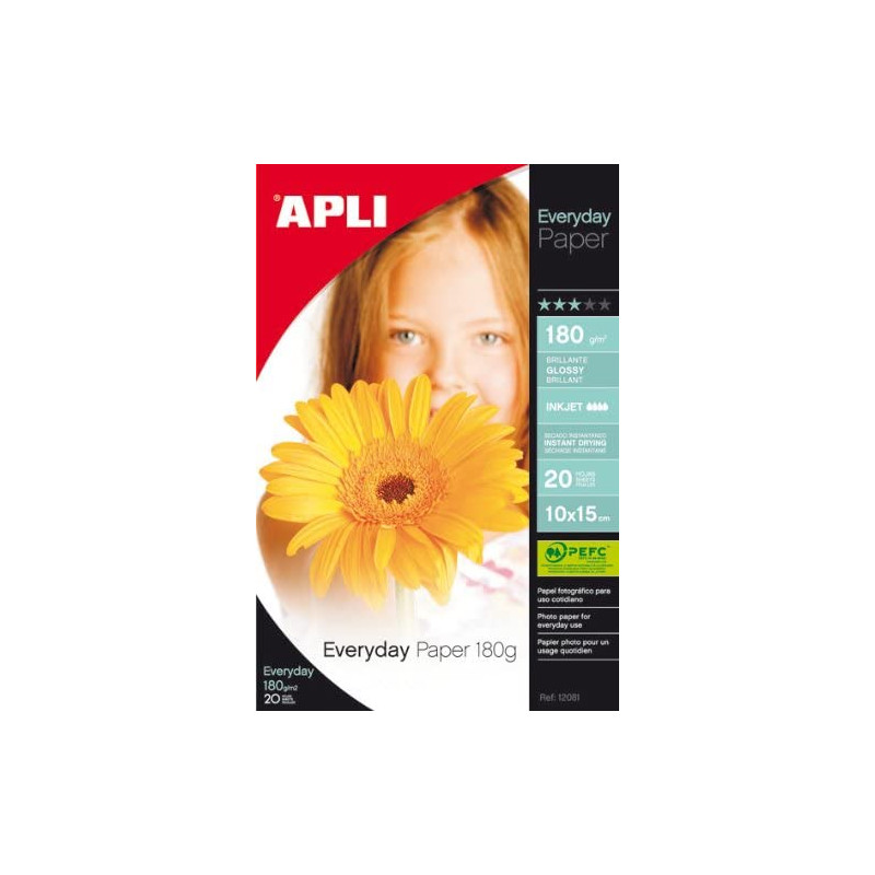 APLI - Photo Paper 180 Gsm Glossy 10x15