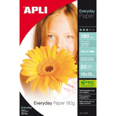 APLI - Photo Paper 180 Gsm Glossy 10x15