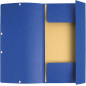Exacompta - Elastic Folder 3 Flap Folder, A4 Blue