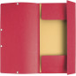 Exacompta - Elastic Folder 3 Flap Folder, A4 Red