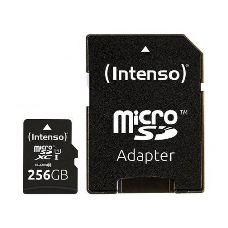 INTENSO - SDHC 256GB + Adaptater