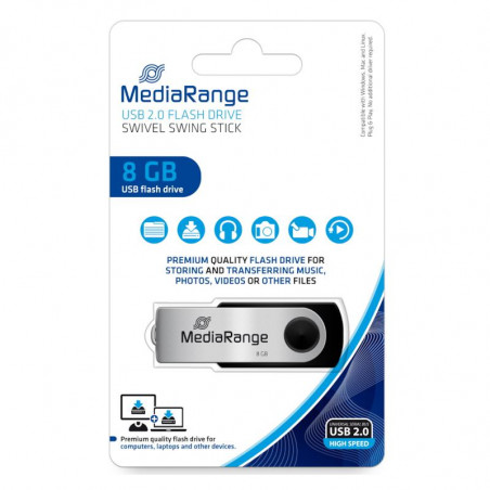 MEDIARANGE - 8GB Pendrive - 2.0