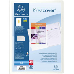 EXACOMPTA - Kreacover Display Book, White