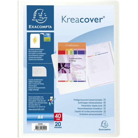 EXACOMPTA - Kreacover Display Book, White