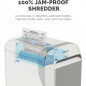 FELLOWES - Powershred® LX221 Micro-Cut Shredder - White FELLOWES - Powershred® LX221 Micro-Cut Shredder - White