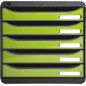 Exacompta BIG-BOX - Drawer Cabinet Apple Green 5 drawers