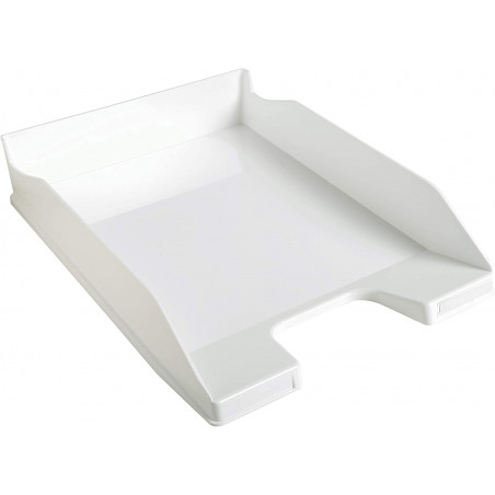 Exacompta - Letter Tray, Glossy White, A4+