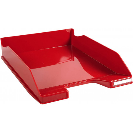 Exacompta - Letter Tray - Glossy Carmine Red, A4+