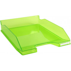 Exacompta - Letter Tray, Transparent Apple Green, A4+