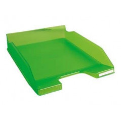 Exacompta - Letter tray Translucent Apple Green, Classic COMBO 2 A4+