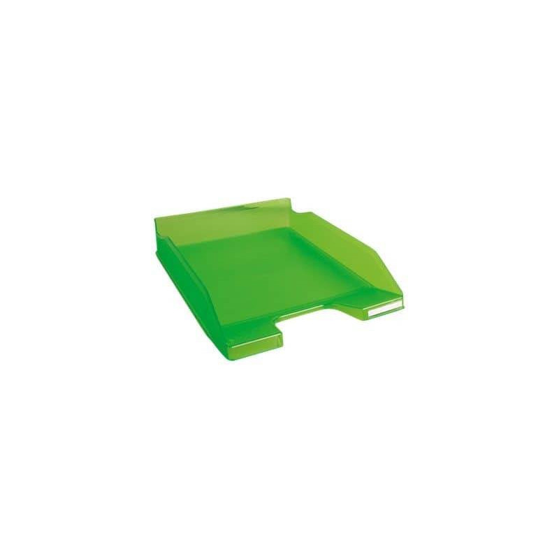 Exacompta - Letter tray Translucent Apple Green, Classic COMBO 2 A4+