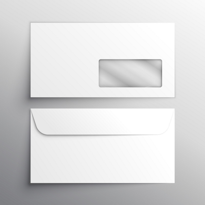 Envelopes - Personalised - DL Format 230 X 110 - White