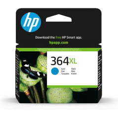 HP 364XL High Yield Cyan Original Ink Cartridge -CB323EE-