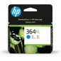 HP 364XL High Yield Cyan Original Ink Cartridge -CB323EE-