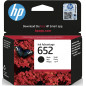 HP 652 Black Original Ink Advantage Cartridge -F6V25AE-