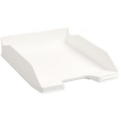 Exacompta Classic Combo 2 Letter Tray  - Opaque White
