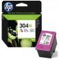 HP 304XL Tri-colour Original Ink Cartridge -N9K07AE-