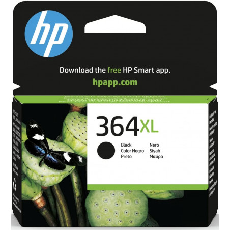 HP 364XL High Yield Black Original Ink Cartridge -CN684EE-