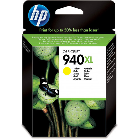 HP 940XL High Yield Yellow Original Ink Cartridge -C4909AN-