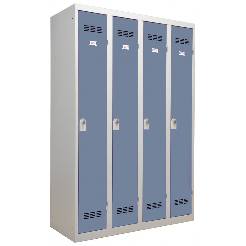 CLEAN INDUSTRY LOCKER 4 COLUMNS - GREY/BLUE