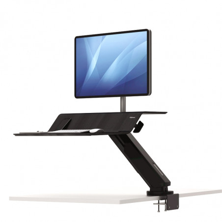 LOTUS RT SIT-STAND WORKSTATION - SINGLE BLACK (Available within 15 days)