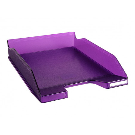Exacompta Classic Combo 2 Letter Tray - Translucent Purple