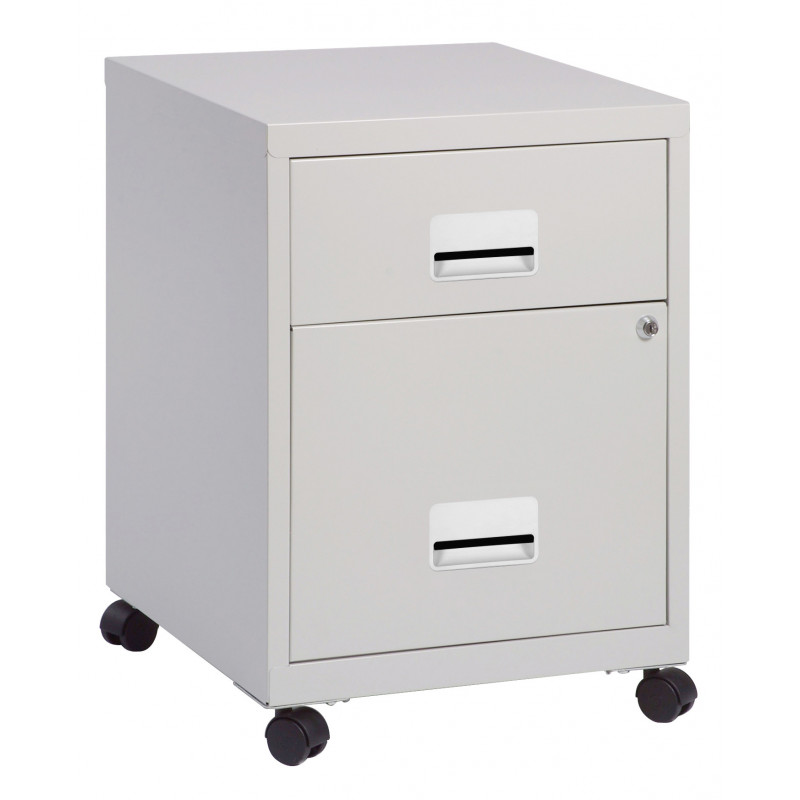 PIERRE HENRY -  Metallic Filing 2 drawers cabinet - assorted colors