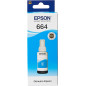 EPSON T664 - Cyan ink bottle, 70ml